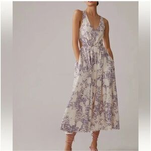 Aureta: Floral Cut Out Dress